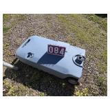 Rv camper tote and store 32 gallon waste tank