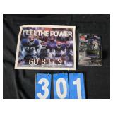 Buffalo Bills signed poster and fller indianapolis