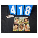 1961 baseball cards lot of 6 cubs and other