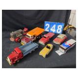 Marx Hubley and other steel cars toys vintage