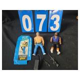 A Team MR.T and Hannibal Galoob action figures