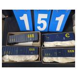 4 Athearn frieght cars vintage CSX
