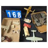 vintage model cars planes tanks