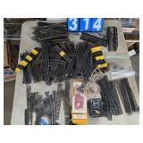 Ho scale track mixed used lot some nickle