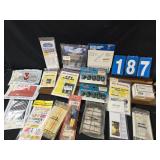 HO scale scenery buildings parts lot new