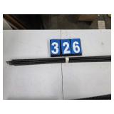 10 pieces silver flex track