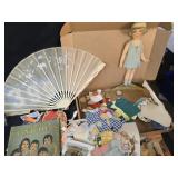 paper dolls and fan quintuplet book vintage paper