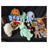 beanie babies large and small