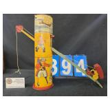 Captain sandy andy tin litho toy wolverine supply