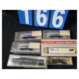 N scale train car lot con cor Walthers bachmann