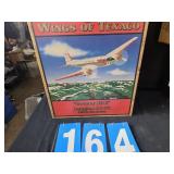 Texaco model diecast plane dc3