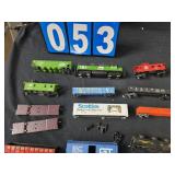 HO scale Train cars and locomotive