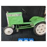 pedal car tractor green