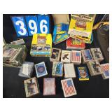 desert storm trading cards and dispenser boxes