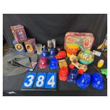 baseball hats and other toys