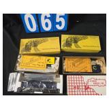 Stewart Models HO scale locomotive 2 box car kits