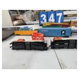 HO freight cars locomotive lot
