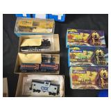 4 Athearn train cars caboosd and others