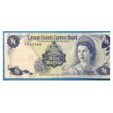 1971 Caymen Islands Dollar Note