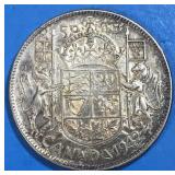 1942 50 Cents Silver Canada