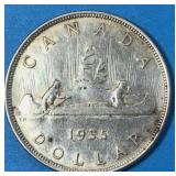 1935 Silver Dollar Canada