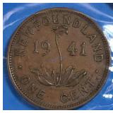 1941 Newfoundland Penny