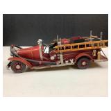 Vintage Tin Firetruck - 15' long