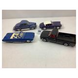 4 Model Kit Cars (as is)