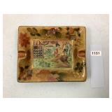 1960's Chinese Handpainted Ashtray