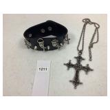 Punk/Goth Necklace - Wrist Cuff