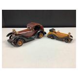 Wooden Model Cars - Largest is 10 12' long