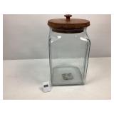 Anchor Hocking Glass Jar w/Wooden Lid (1.5 Gallon)