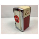 Metal Coca-Cola Napkin Dispenser - 7 1/4' tall