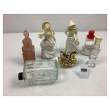 7 Avon Bottles (5 have some in them)