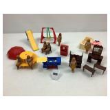 50's/60's Dolls & Doll House Furniture - *Note