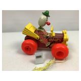 1960's Fisher-Price Jolly Jalopy Pull Toy - Works