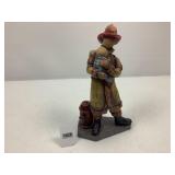 'We are the People' Fireman & Child Figure-9' tall