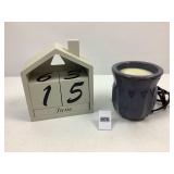 Wax Melter (untested) & Perpetual Block Calendar