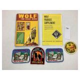 'Wolf' Cub Scouts Book - Parent's Supp. & Patches