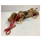 1960's Fisher-Price Snoopy Sniffer Wooden Pull Toy