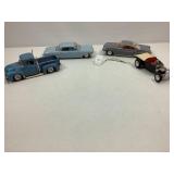 4 Model Kit Cars (as is)
