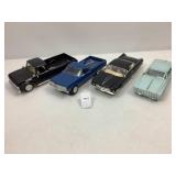 4 Model Kit Cars (as is)