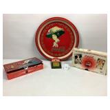 Coca-Cola: Metal Tray (13' dia) - Cards - More