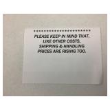 SHIPPING & HANDLING
