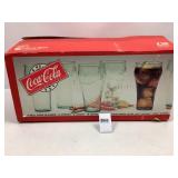 8pc Bell Soda Glasses in Original Box - 16oz