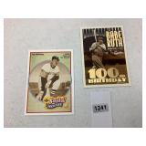 Ted Williams Baseball Heroes & Babe Ruth B'Day