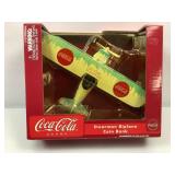 Gearbox Coca-Cola Diecast Stearman Plane/Bank