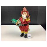 Clothtique Fireman Santa w/Tag - 11 1/2' tall