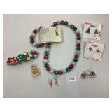 Assorted Christmas Jewelry