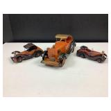 Wooden Model Cars - Largest 9 3/4' long
